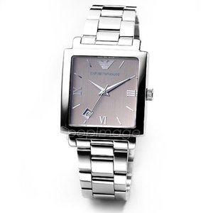 Emporio Armani silver tone watch